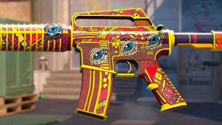 M4A1S Chanticos Fire Sticker Combos  CS 2 [upl. by Riordan]