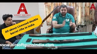 All about Licensed double barrel rifle in india [upl. by Maryann]