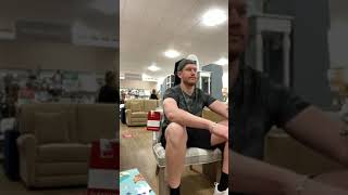 7 foot man vs chair shopping didn’t go so well Shorts [upl. by Dawkins]