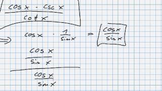 Trigonometrische Identitäten  Vereinfachen und Beweisen [upl. by Marb321]