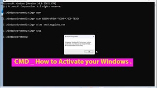 CMD How to Activate your Windows 11 10 [upl. by Ire]