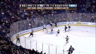 Zdeno Chara goes after Steve Downie 21110 1080p HD [upl. by Burford]