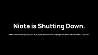 Niota virtual trading app shutting down [upl. by Mariele754]