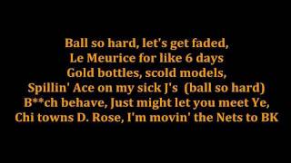 JayZ ft Kanye West  Niggas In Paris LYRICS ON SCREEN HD [upl. by Redyr]