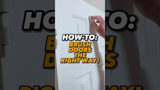 HOWTO Heres a quick easy tutorial on how to paint textured interior doors 🚪🎨 DIYtips [upl. by Anihsak173]