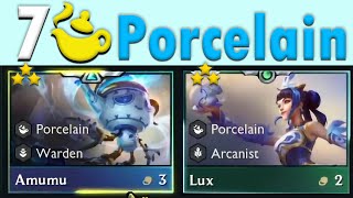 7 Porcelain Duo carry amumu ⭐⭐⭐ and lux ⭐⭐⭐ with 2 radiant items on her TFT SET 11 [upl. by Gleason]