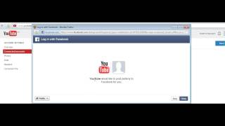 How to Connect YouTube and Facebook Accounts [upl. by Dor]