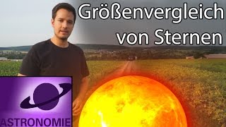 Welches ist der größte Stern  Sonne Canis Majoris oder WOH G64 [upl. by Oilut]