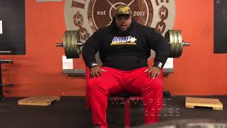 ROAD TO 800lb BENCHPRESS  JULIUS MADDO  700lbs X 3 Reps [upl. by Fransen]