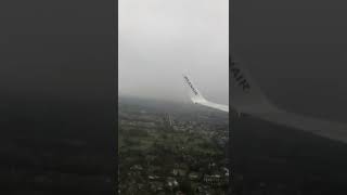 Windy landing at Edinburgh airport [upl. by Eula]