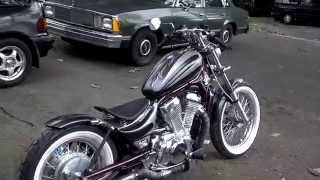 1986 VS700 Intruder Bobber [upl. by Llehsram]