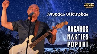 Arvydas Vilčinskas  Vasaros Nakties Popuri 2012 Lyric Video Lietuviškos Dainos [upl. by Knudson]