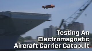 New Electromagnetic Air Craft Carrier Catapult Tested [upl. by Jewett905]