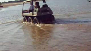 Amphibious vehicle mark 5 on the cimarron river [upl. by Rochelle571]