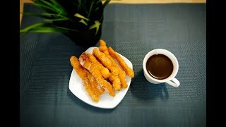 Como hacer churros caseros con pocos ingredientes receta muy fácil [upl. by Vasya785]