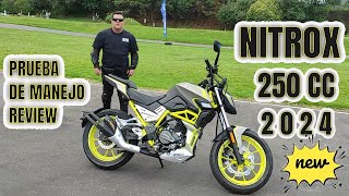 NUEVA NITROX 250CC T3 2024 VENTO  Review Prueba de manejo  Análisis [upl. by Shishko24]