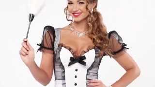 Luxe French Maid Womans Eye Candy Costume 01335 by California Costumes [upl. by Teador]