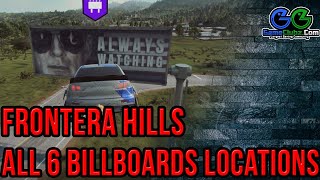 Need For Speed Heat Frontera Hills Billboards Locations  NFS 2019 Collectibles  PS4  Xbox  PC [upl. by Ailev]