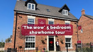 Three storey IMPRESSIVE 5 bedroom show home tour The Newstead at Brook Fields in Fleckney [upl. by Esorlatsyrc]