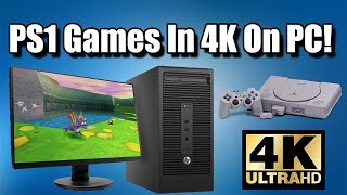 How To Run PS1 Games Up To 4K Or 1080P On PC It Looks Amazing [upl. by Westbrook]