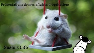 Présentation de mes affaires déquitations  oui jen ai beaucoup et alors [upl. by Winona]