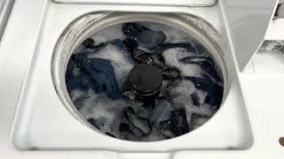 Maytag Commercial Washer Tackling A Large Load of Jeans [upl. by Aisak]