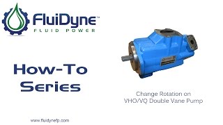 How To Change Rotation on a VVQ Double Pump [upl. by Philip848]