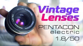 Pentacon Electric 50mm 18  Adapted Vintage Lenses for 4K cameras [upl. by Johnnie786]