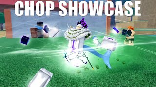 Chop Fruit Showcase In Blox Fruits [upl. by Meador]