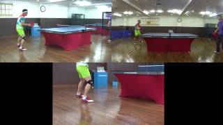 table tennis 탁구 레슨 포핸드 드라이브 후 연속 드라이브 공격 [upl. by Truitt]