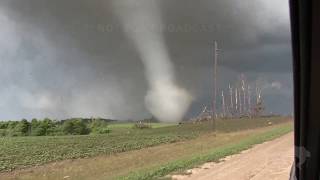 07082020 Ashby MN  Close Range Violent Tornado with Damage [upl. by Reteip]