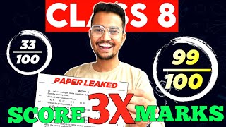 Class 8 Maths Paper Leaked 🤩  Class 8 Final Exam Question Paper 2024  MD Sir [upl. by Herc]