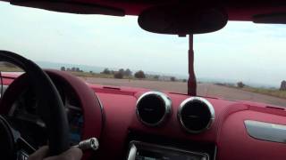 Koenigsegg Agera R practice run from inside with passenger without Launch Control [upl. by Lasonde]