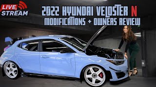 Reviewing a MODIFIED 2022 Hyundai Veloster N  Meet the Owner [upl. by Aufa]