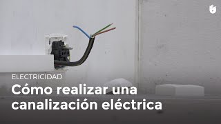 Aprende a crear una canalización eléctrica  Electricidad [upl. by Saum]