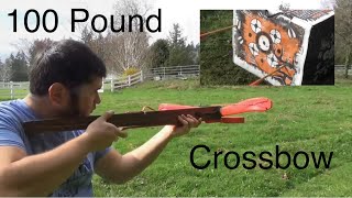 Making a Medieval Style 100 Pound PVC Crossbow Overview Blast from the Past [upl. by Aenad96]