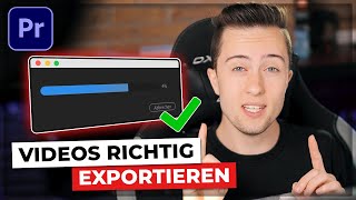 Videos RICHTIG EXPORTIEREN  Premiere Pro CC 2020 Best Settings [upl. by Luis]