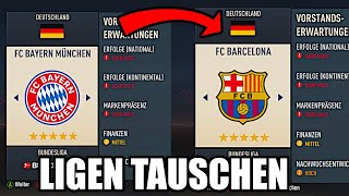 So kannst du Vereine in anderen Ligen spielen🔁 Teams tauschen im FIFA 23 Karrieremodus [upl. by Ativoj]