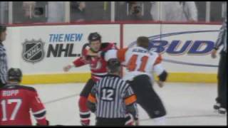 Andrew Alberts vs David Clarkson Oct 24 2008 [upl. by Hankins853]