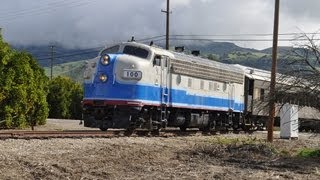 Fillmore and Western Railway Excursion Trains Steam Locomotive 14 F7A and more [upl. by Branen119]