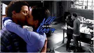 Jake Peralta amp Amy Santiago  All of their kisses [upl. by Ursola809]