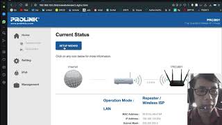 Reset Prolink PRC3801  Wireless Repeater [upl. by Nawram]