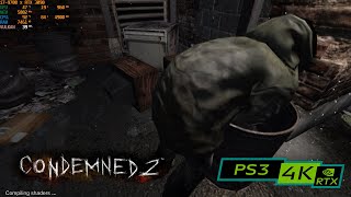 Condemned 2  RTX 3090 4K  PS3 emulator RPCS3 [upl. by Anairam61]