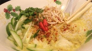 How to make Num banh chok [upl. by Keegan]