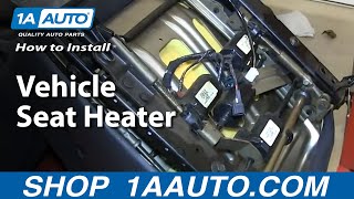 How To Install Seat Heater In Your Vehicle [upl. by Diarmuid]