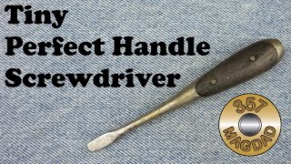 Hand Tool Restoration  Perfect Handle Screwdriver [upl. by Alauqahs]