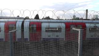 Victoria Line 2009TS 11076 Entering Northumberland Park Depot [upl. by Brent108]