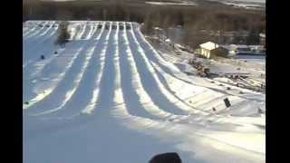 Crazy Snow Tubing  Snow Valley Barrie Ontario [upl. by Heuser]