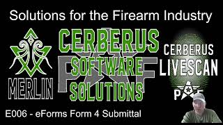 VIDEO E006  eForm 4 submittal  Manual and w Cerberus LiveScan [upl. by Inalial]