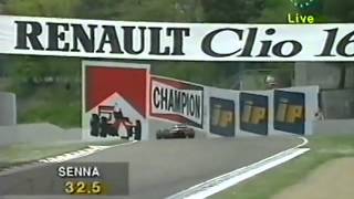 Ayrton Senna Imola 1993 Qualifying accident [upl. by Malloch]